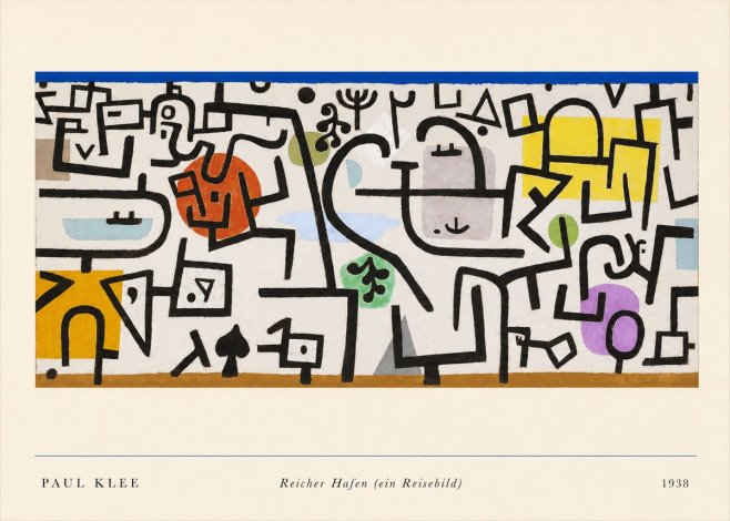 Paul Klee Reicher Hafen (Ein Reisebild) II No4 - Póster