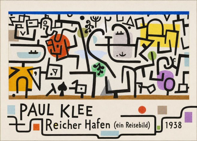 Paul Klee Reicher Hafen (Ein Reisebild) II No5 - Póster