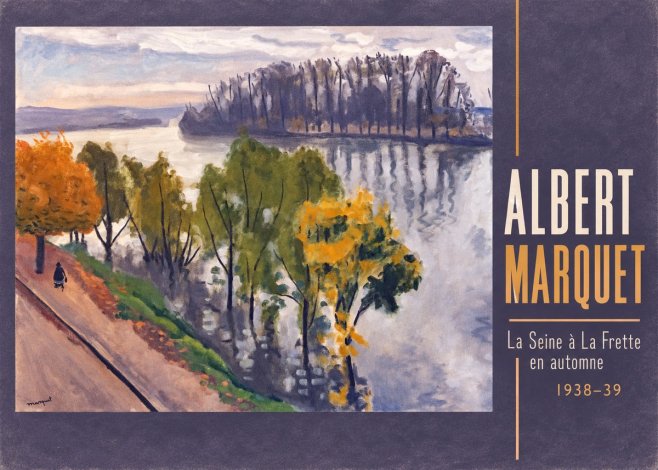 Albert Marquet La Seine À La Frette En Automne No5 - Póster