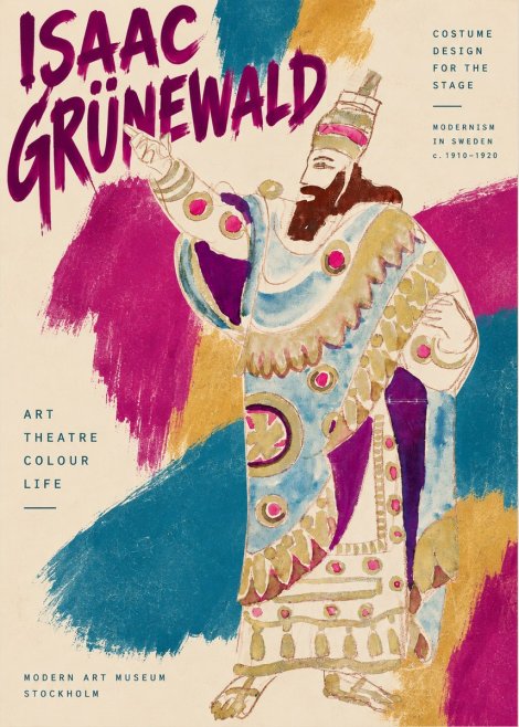Isaac Grünewald The Theatre Lives No2 - Póster