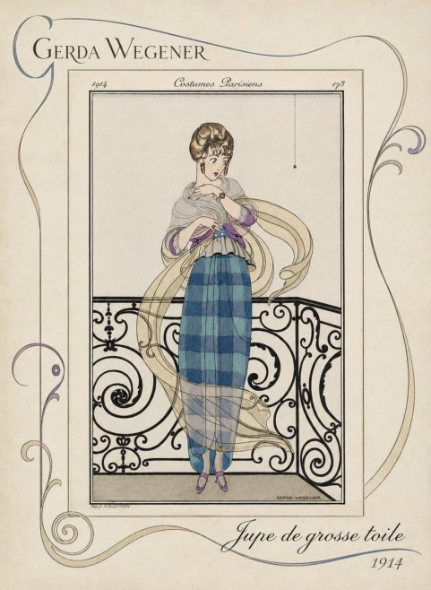 Gerda Wegener Jupe De Grosse Toile No3 - Póster