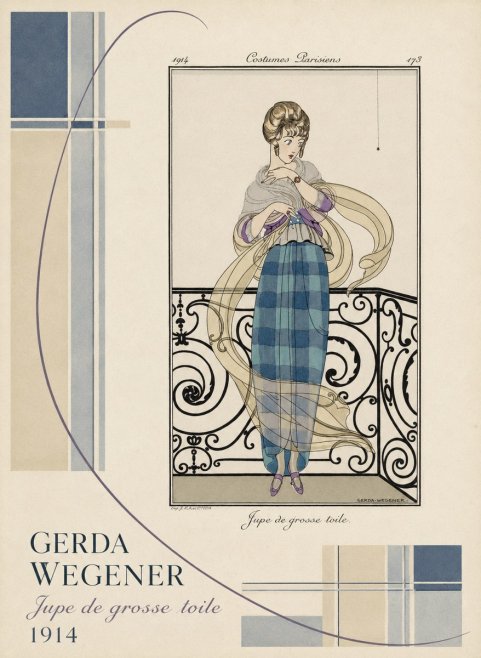 Gerda Wegener Jupe De Grosse Toile No4 - Póster
