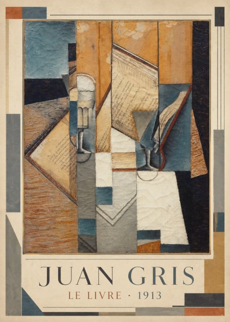 Juan Gris Le Livre No1 - Póster