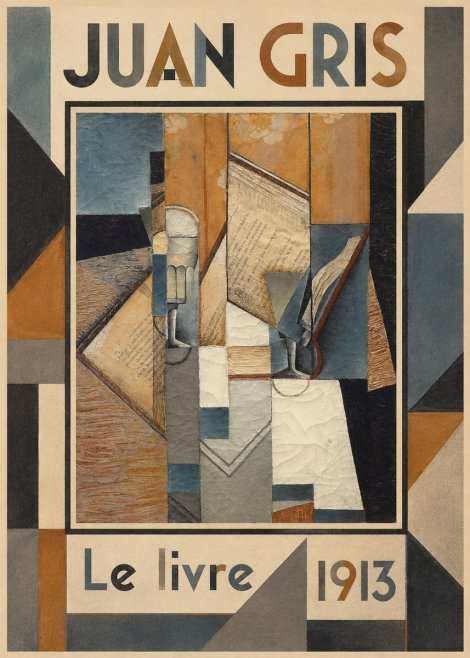 Juan Gris Le Livre No4 - Póster