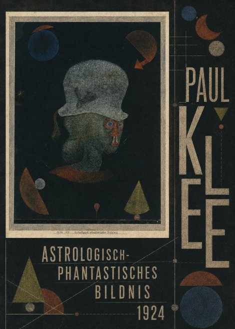 Paul Klee Astrologisch-phantastisches Bildnis No5 - Póster