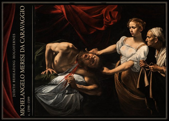 Michelangelo Merisi da Caravaggio Judith Beheading Holofernes II No3 - Póster