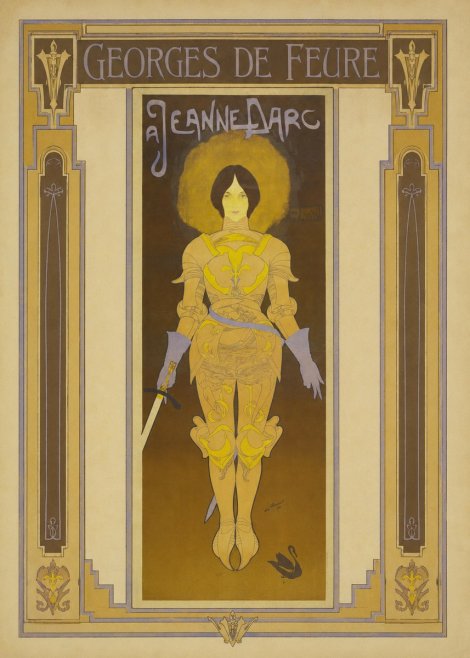 Georges de Feure À Jeanne D'arc No3 - Póster