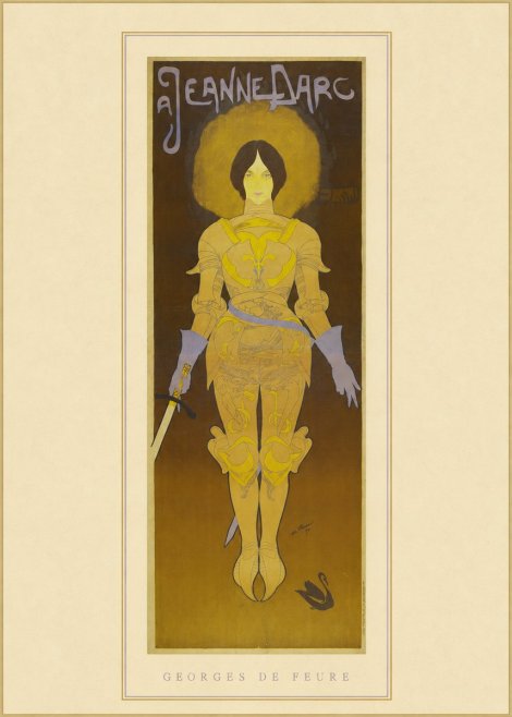 Georges de Feure À Jeanne D'arc No4 - Póster