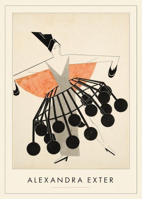 Alexandra Exter Avant-garde Costume Design No4 - Póster