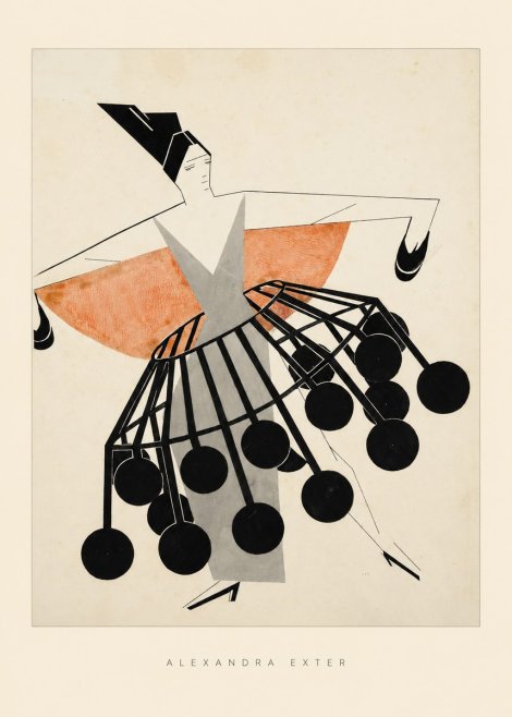 Alexandra Exter Avant-garde Costume Design No6 - Póster