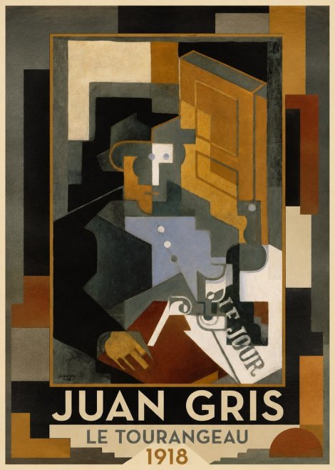 Juan Gris Le Tourangeau No1 - Póster