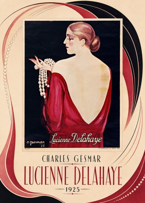Charles Gesmar Lucienne Delahaye No3 - Póster
