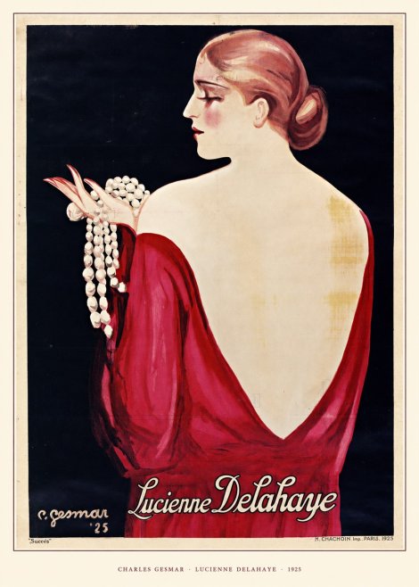 Charles Gesmar Lucienne Delahaye No5 - Póster
