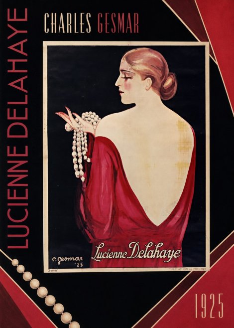 Charles Gesmar Lucienne Delahaye No6 - Póster