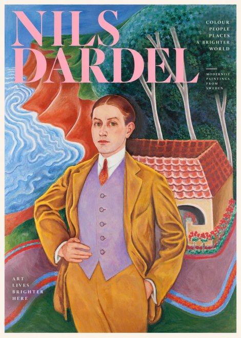 Nils Dardel Portrait in a Southern Landscape No2 - Póster