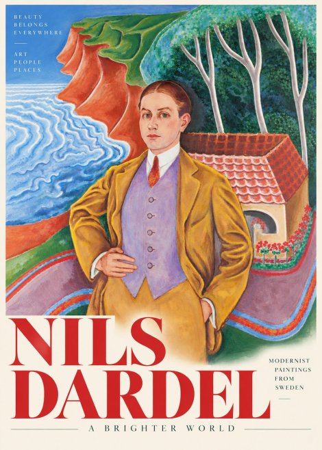 Nils Dardel Portrait in a Southern Landscape No4 - Póster