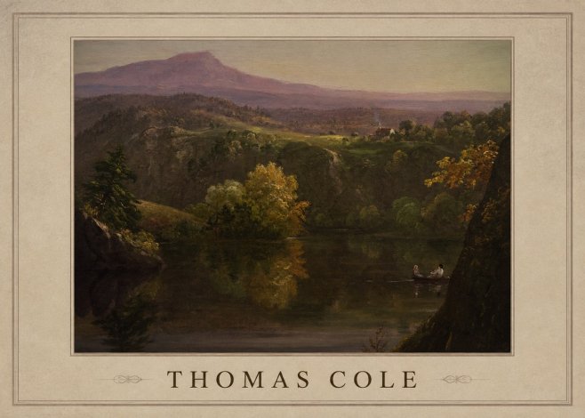 Thomas Cole View of the Catskill Mountains, Early Autumn No1 - Póster