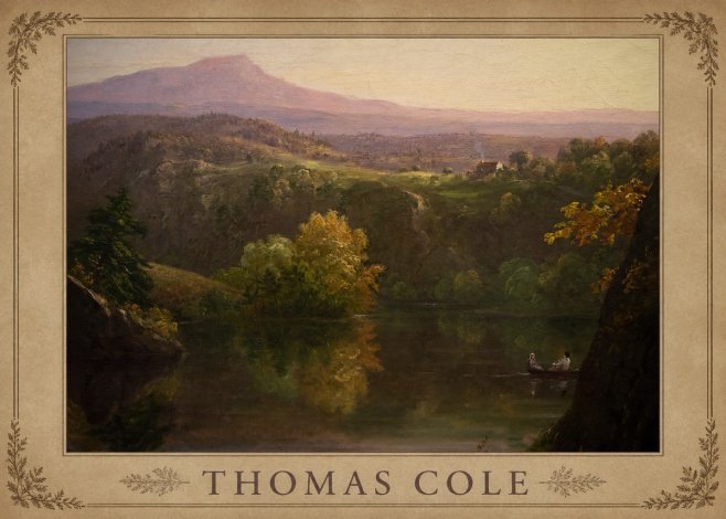 Thomas Cole View of the Catskill Mountains, Early Autumn No4 - Póster