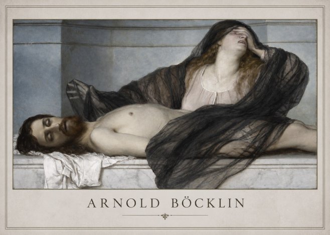 Arnold Böcklin Marie Magdalene No1 - Póster