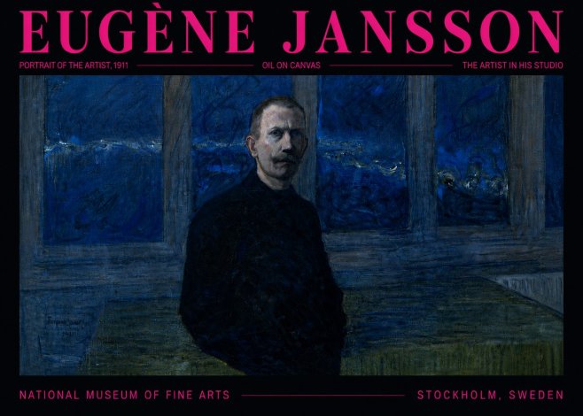 Eugène Jansson Portrait of the Artist, 1911 No5 - Póster