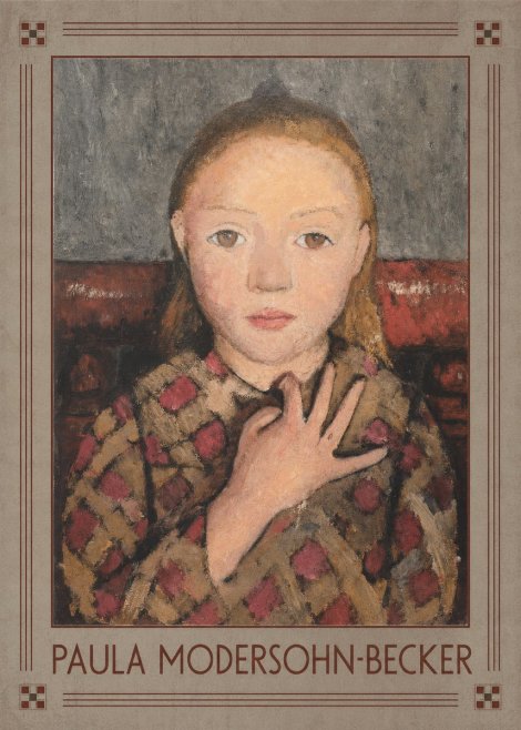 Paula Modersohn-Becker Girl in Checked Blouse No1 - Póster