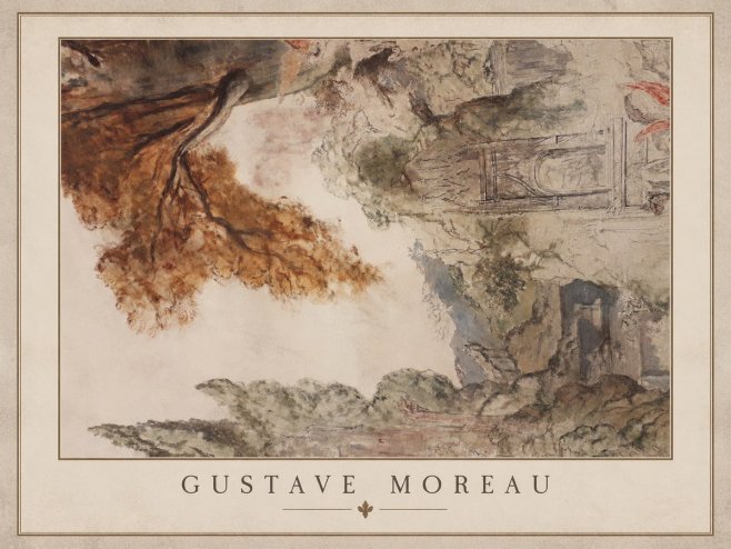 Gustave Moreau Architectural Study No1 - Póster