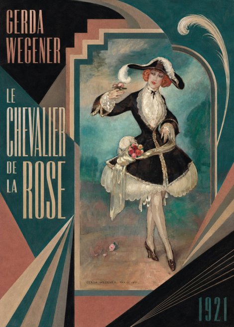 Gerda Wegener Le Chevalier De La Rose No5 - Póster