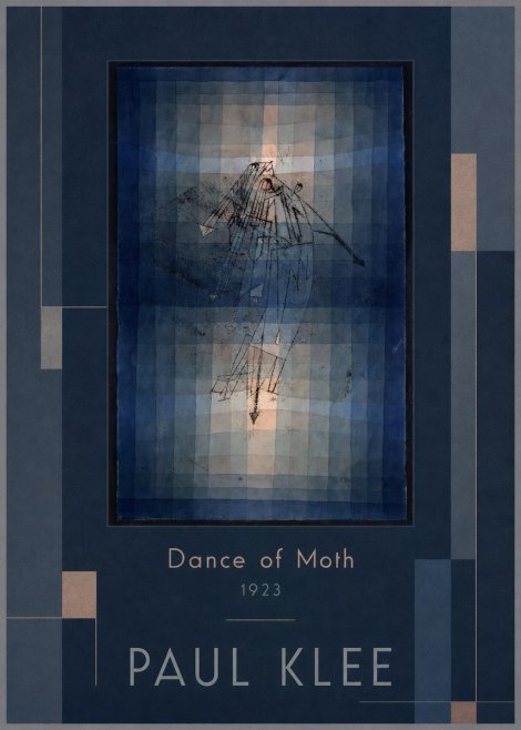 Paul Klee Dance of Moth No1 - Póster