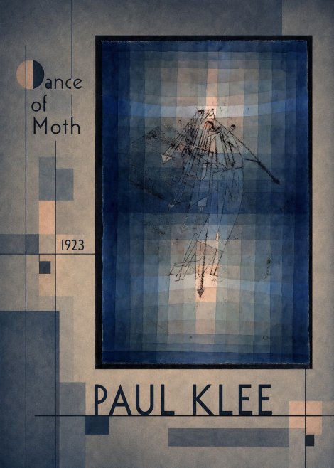 Paul Klee Dance of Moth No2 - Póster