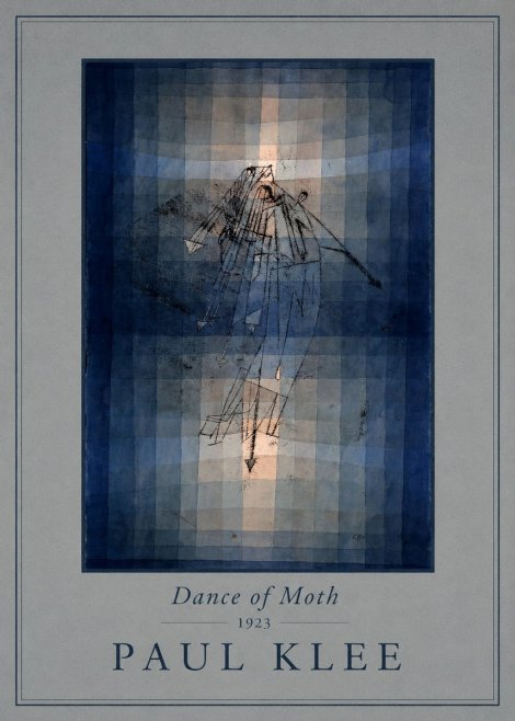 Paul Klee Dance of Moth No4 - Póster