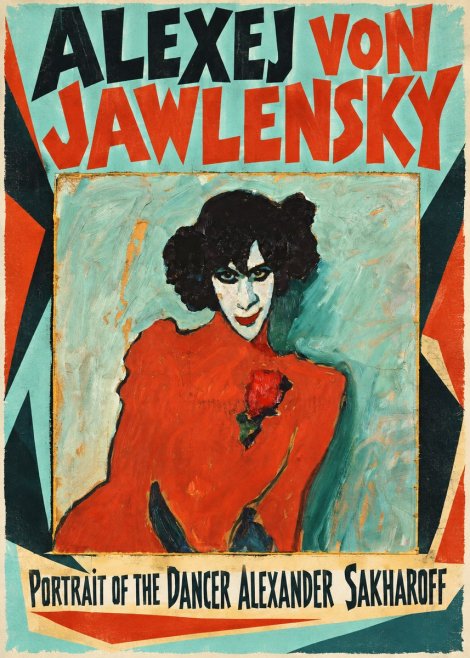 Alexej von Jawlensky Portrait of the Dancer Alexander Sakharoff No4 - Póster