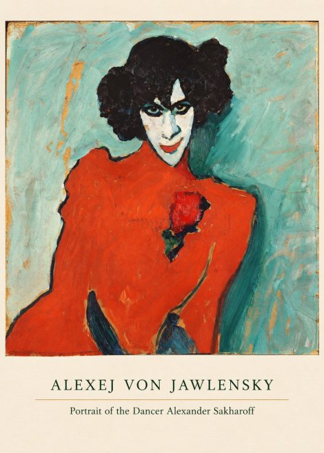 Alexej von Jawlensky Portrait of the Dancer Alexander Sakharoff No5 - Póster