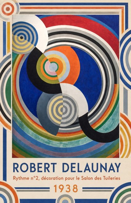 Robert Delaunay Rythme N°2, Décoration Pour Le Salon Des Tuileries No1 - Póster