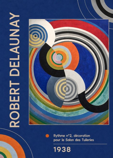 Robert Delaunay Rythme N°2, Décoration Pour Le Salon Des Tuileries No2 - Póster