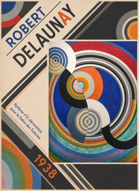 Robert Delaunay Rythme N°2, Décoration Pour Le Salon Des Tuileries No4 - Póster