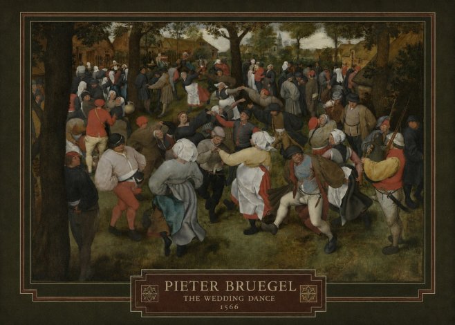 Pieter Bruegel The Wedding Dance I No3 - Póster