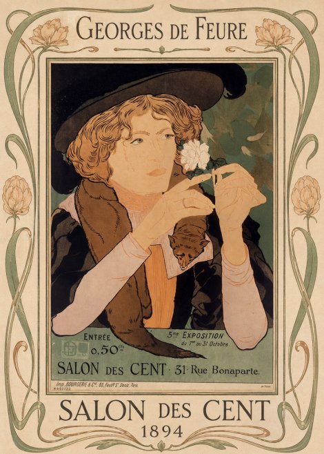 Georges de Feure Salon Des Cent - 1894 No1 - Póster