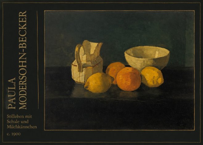 Paula Modersohn-Becker Stilleben Mit Schale Und Milchkännchen No2 - Póster