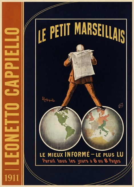 Leonetto Cappiello Le Petit Marseillais No2 - Póster
