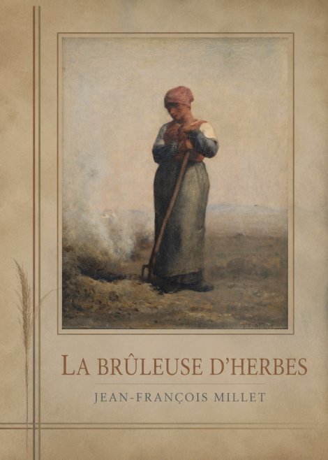 Jean-François Millet La Brûleuse D'herbes No6 - Póster