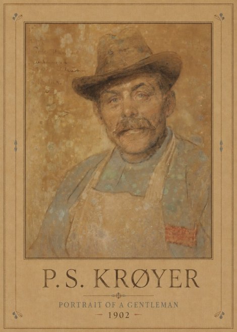 P.S. Krøyer Portrait of a Gentleman No1 - Póster