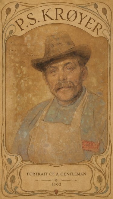 P.S. Krøyer Portrait of a Gentleman No3 - Póster