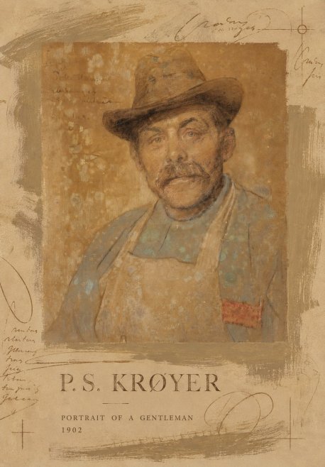 P.S. Krøyer Portrait of a Gentleman No5 - Póster