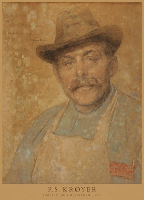 P.S. Krøyer Portrait of a Gentleman No6 - Póster