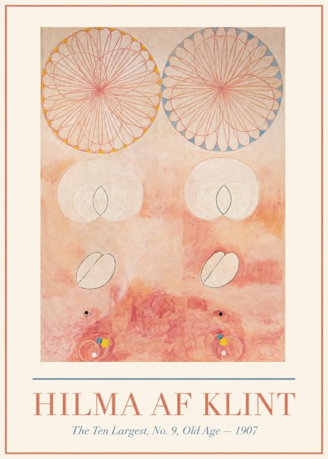 Hilma af Klint The Ten Largest, No. 9, Old Age – 1907 No1 - Póster