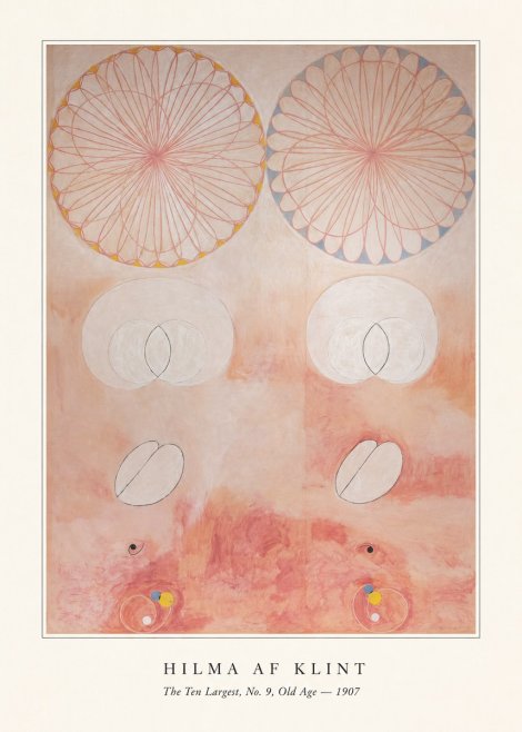 Hilma af Klint The Ten Largest, No. 9, Old Age – 1907 No4 - Póster