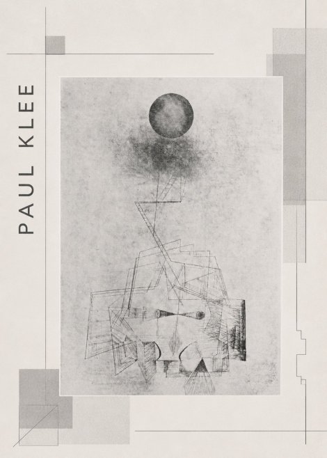 Paul Klee Abstract Study with Sphere and Ladder No2 - Póster