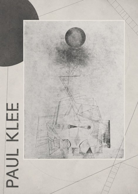 Paul Klee Abstract Study with Sphere and Ladder No6 - Póster