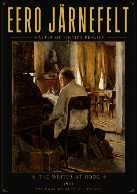 Eero Järnefelt The Writer at Home No6 - Póster