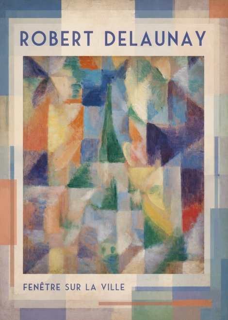 Robert Delaunay Fenêtre Sur La Ville No1 - Póster